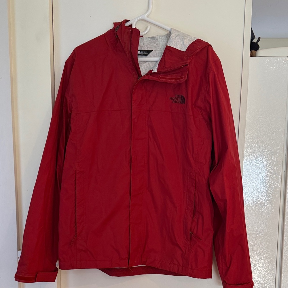 The North Face Men's Red Rain Jacket